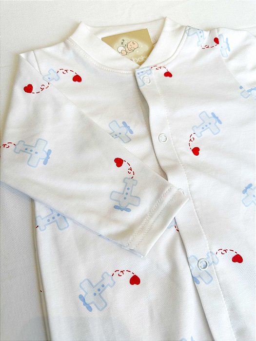 Macacão Avião e Coração