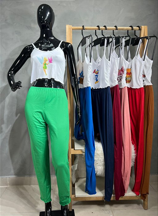 Pijama Personagens com Calça
