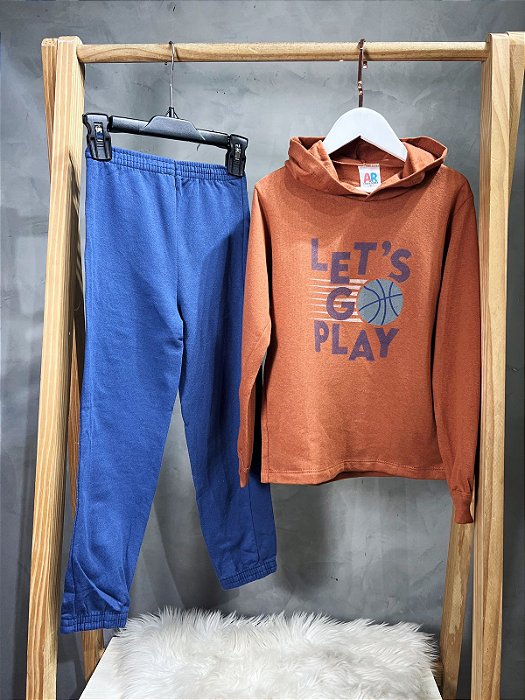 Conjunto de Moletom Infantil - Masculino | Lets Go Play