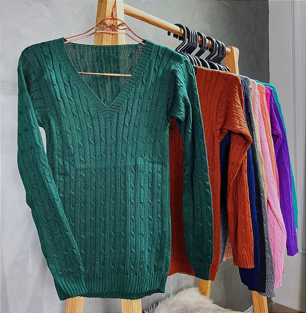 Blusa Tricô Feminina