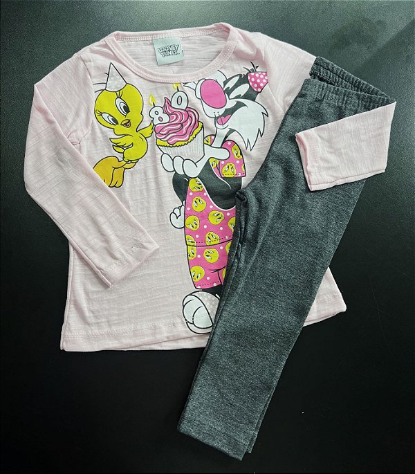 Conjunto Infantil Personagens Fofos