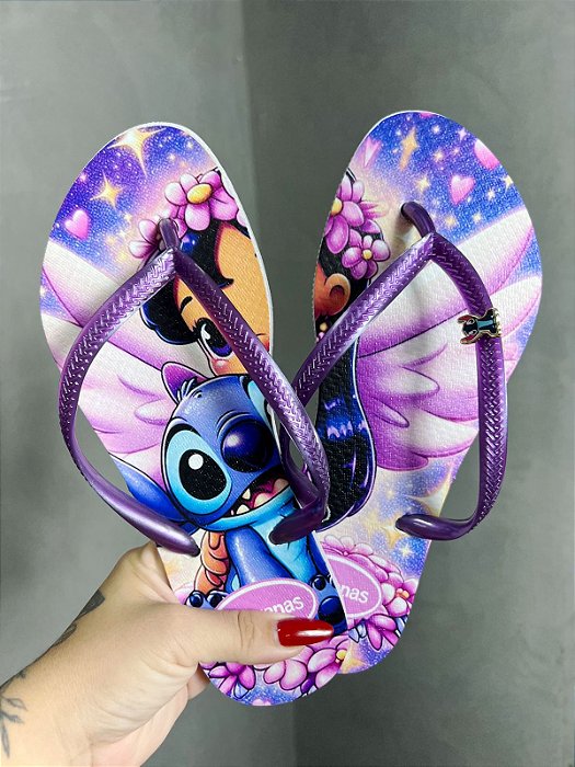 Chinelo Feminino Lilo e Stitch