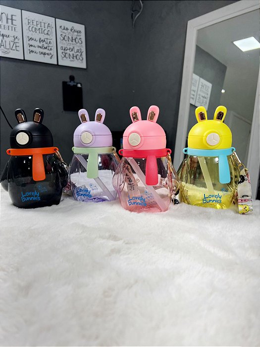 Garrafinha Lovely Bunnies Cores