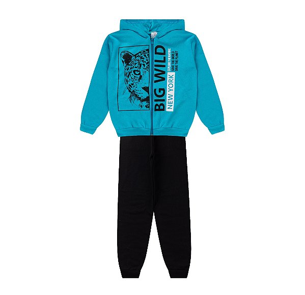 Conjunto Moletom C/ Ziper 10 ao 16 (1055)