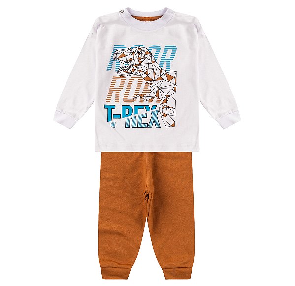 Conjunto Manga longa e calça Kappes 1 ao 3 (8251)
