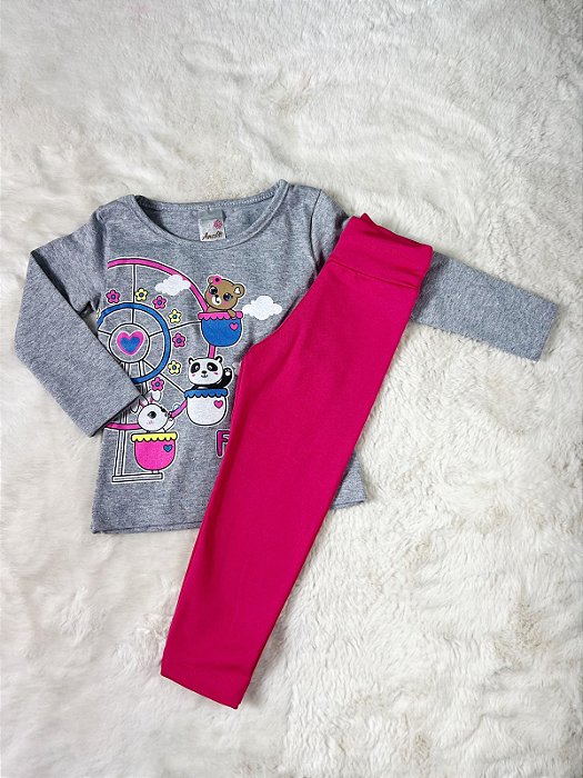 Conjunto Meia Estação Calça Infantil 1 ao 3 (532) Anale