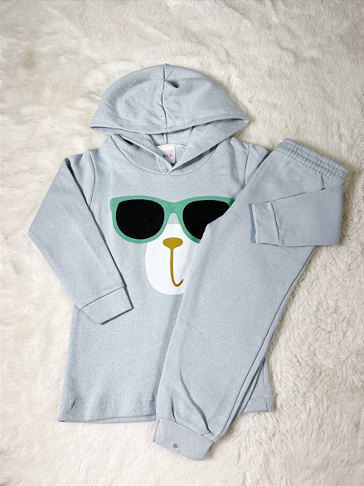 Conjunto Moletom Infantil Masculino C/ Capuz  Modelos Personagens 1 ao 8 (Zumel)