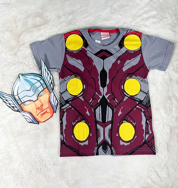 Camiseta C/ Máscara Heróis