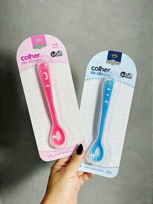 Colher de Silicone Infantil
