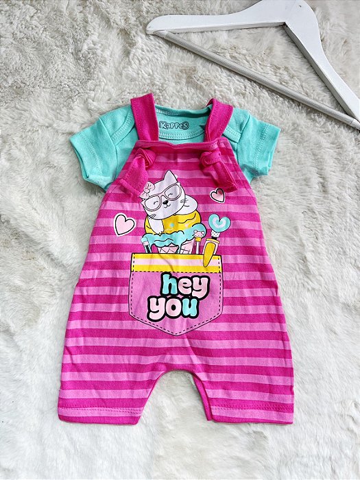 Jardineiras C/ Body Meninas P ao G (6900)
