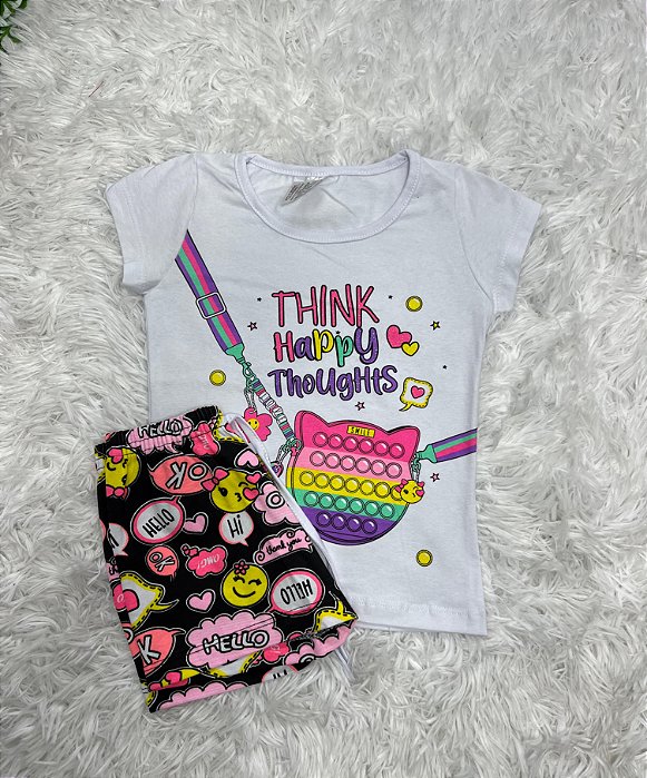 Conjunto Pijama Analê Meninas 1 ao 3