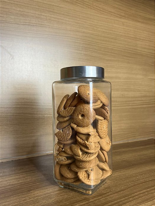 Pote de Vidro - Tampa Cromada