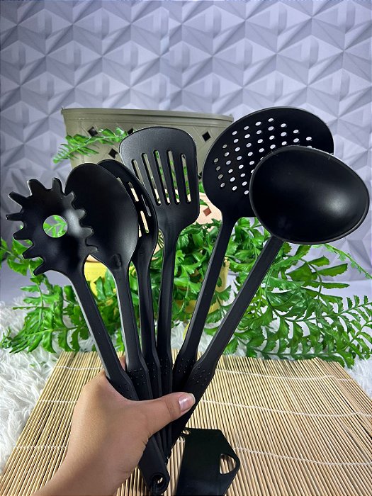 Conjunto de Talheres Black - 6 Unidades