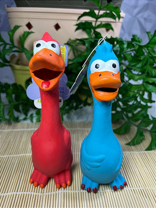 Brinquedo Pet Pato Sonoro