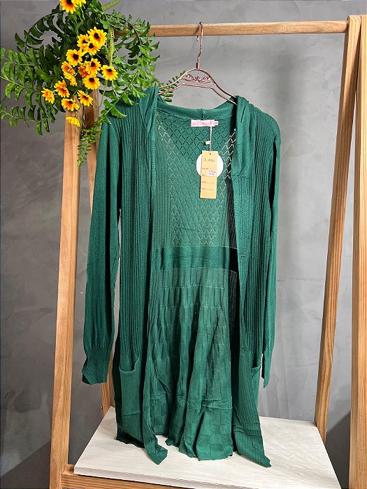 Cardigan Fashion C/ Capuz