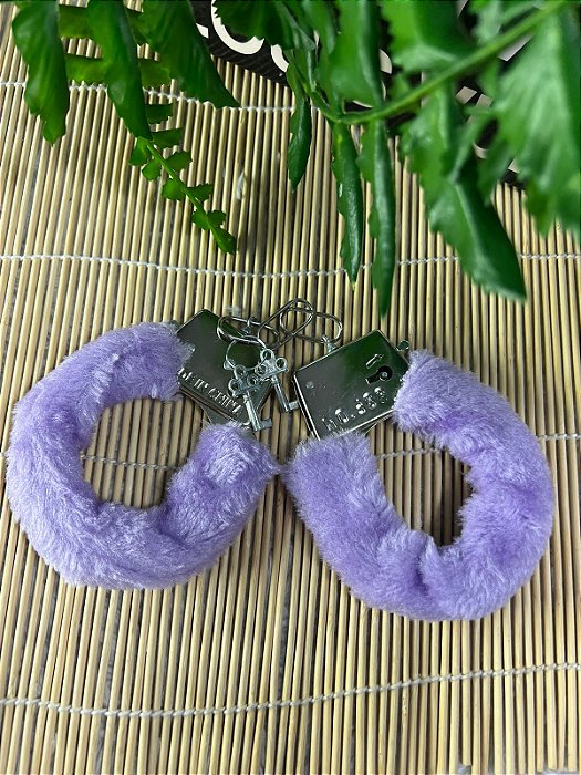 Algemas de Metal Revestida com Pelúcia