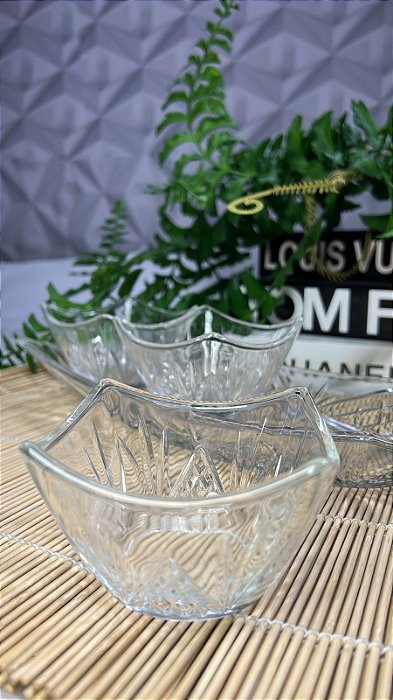 Conjunto de Sobremesa de Vidro Isadora - 3 Bowls