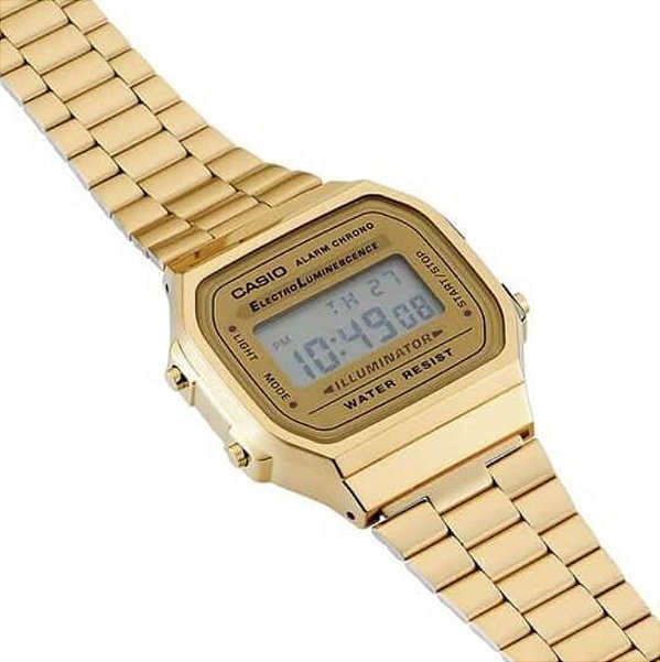 Relógio Tipo Casio Cassio Retro Digital LED Unissex
