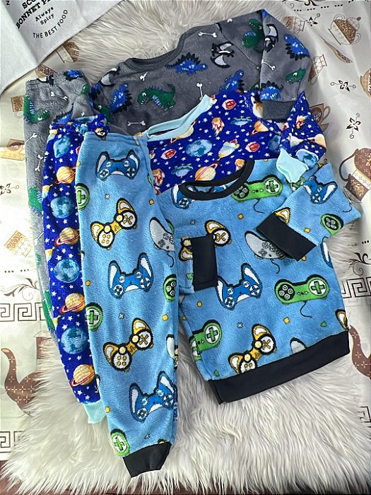 Conjunto Soft Flecee - (Modelos Variados) Exclusivo 1 ao 8