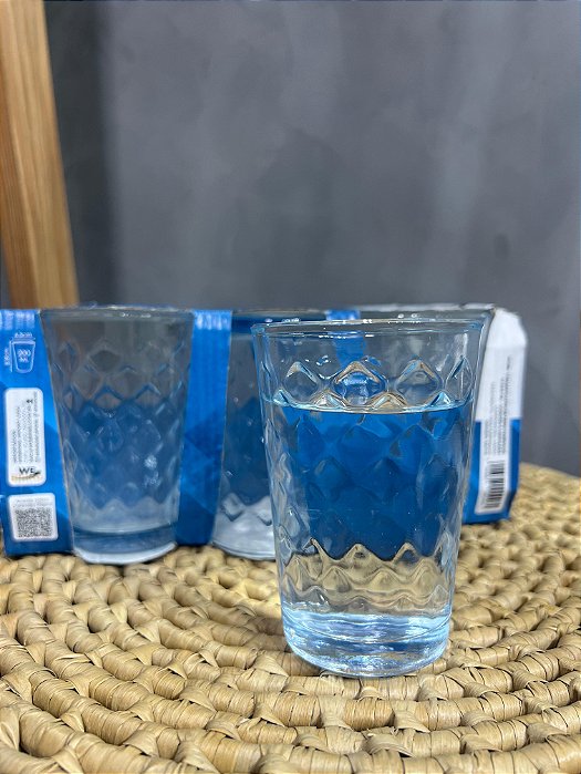 Jogo de Copos Glass - 6 Unidades