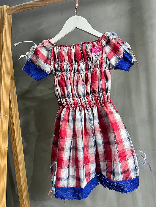 Vestido Xadrez Festa Junina