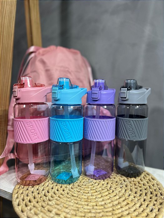 Garrafa C/ Silicone - 850ML