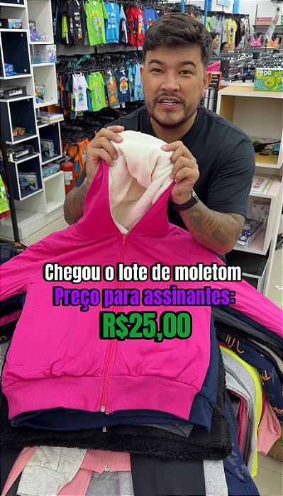 Moletom Exclusivo Lote Rollu (Modelo Sortido)