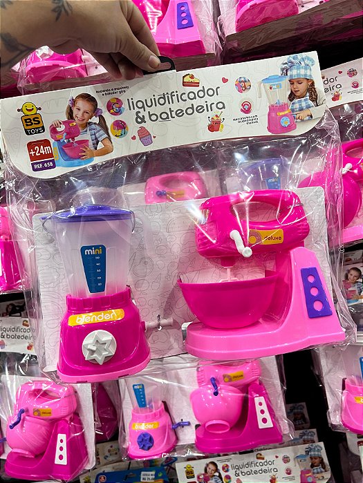 Kit Cozinha Infantil – Liquidificador e Batedeira