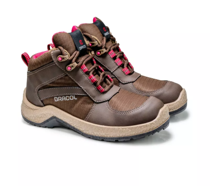 BOTA DE SEGURANÇA JADE COM BICO PVC LINHA ELLA BRACOL - CA 42307