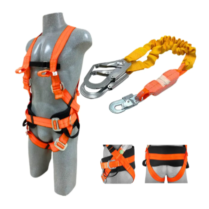 CINTO PARAQUEDISTA 05 PTS + TALABARTE EM Y C/ ABSOR. DE IMPACTO FACINTOS - CA 37126