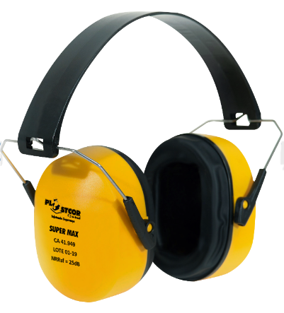 ABAFADOR TIPO CONCHA SUPER MAX 25 dB PLASTICOR - CA 41949