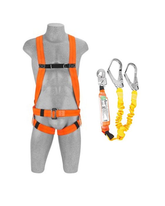 CINTO MOD. PARAQUEDISTA FACINTOS + TALABARTE EM Y C/ ABSORV. DE IMPACTO - CA 15728