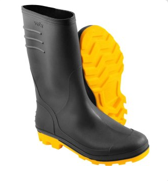 BOTA DE PVC PRETA SOLA AMARALA VONDER - CA 43107