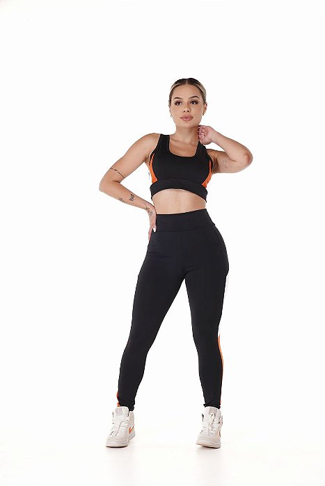 Conjunto Tri-Fusion Fitness Feminino Academia