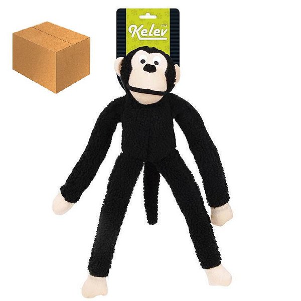 Macaco Pelúcia Preto