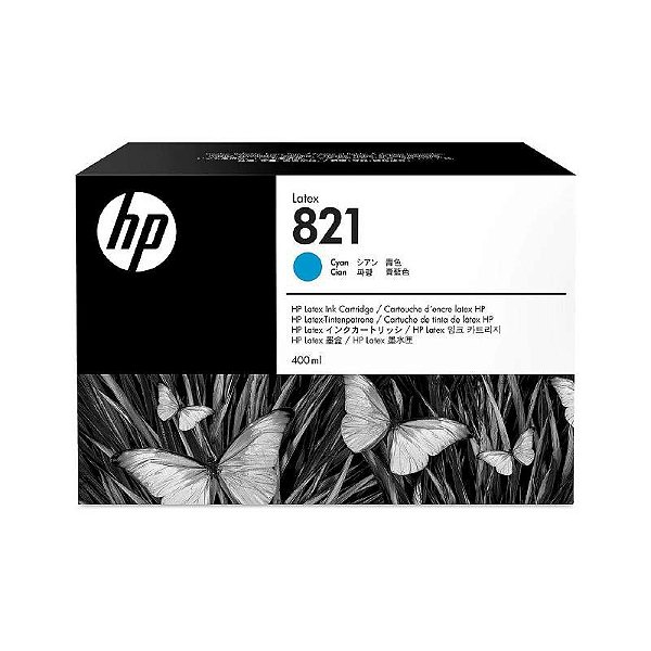 Cartucho de Plotter HP Látex 821 - G0Y86A Ciano