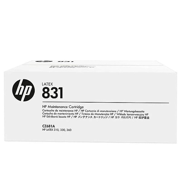 Cartucho de Plotter HP Látex 821 - CZ681A Manutenção