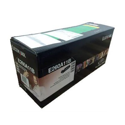 Toner Lexmark E260A11B Preto