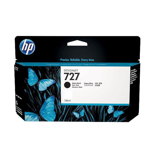 Cartucho de Plotter HP 727 - B3P22A Preto Fosco