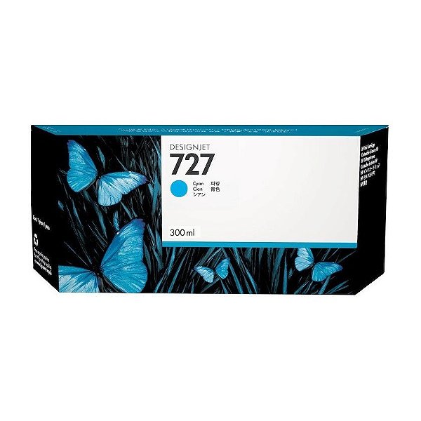 Cartucho de Plotter HP 727 - F9J76A Ciano