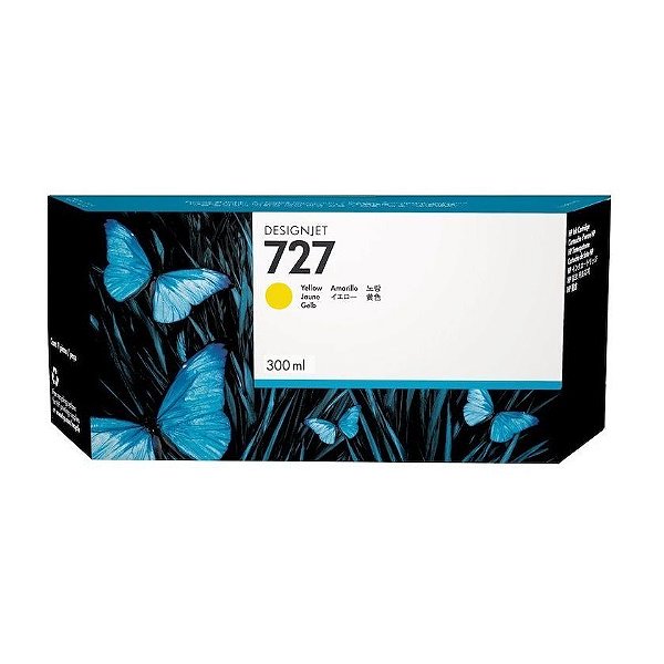 Cartucho de Plotter HP 727 - F9J78A Amarelo