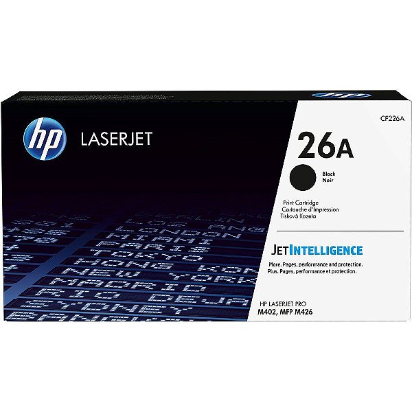 Toner HP 26A - CF226A Preto