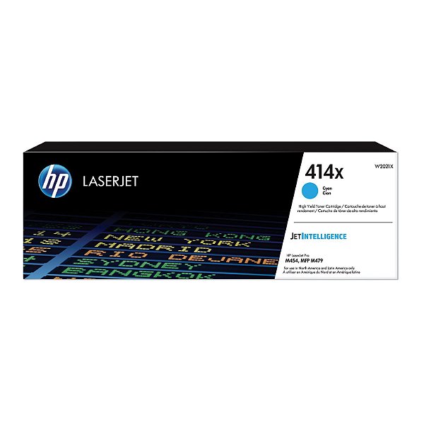 Toner HP 414X - W2021X Ciano
