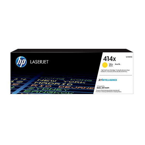 Toner HP 414X - W2022X Amarelo
