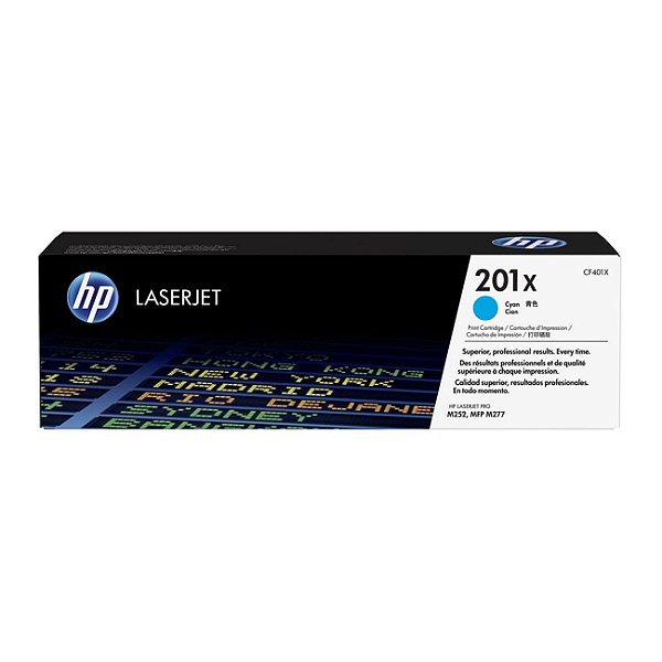 Toner HP 201X - CF401X Ciano