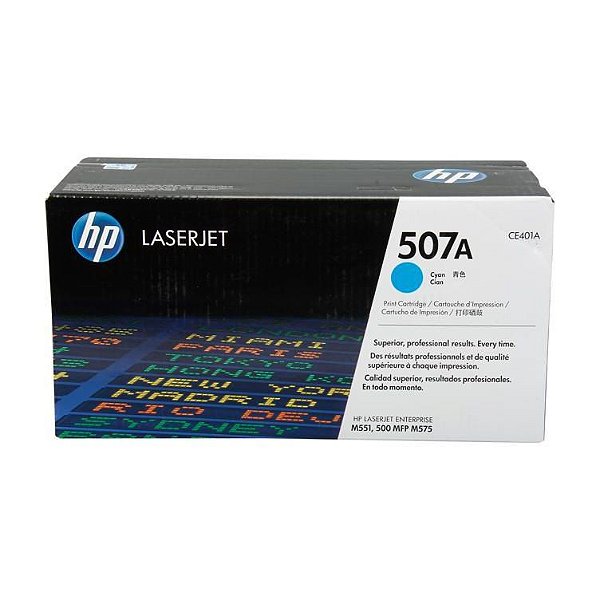 Toner HP 507A - CE401A Ciano