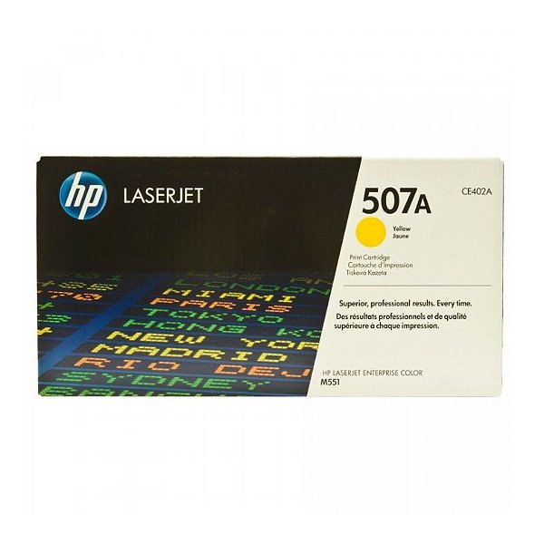 Toner HP 507A - CE402A Amarelo