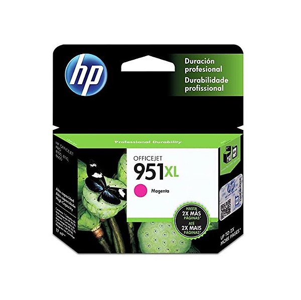 Cartucho HP 951XL - CN047AB Magenta