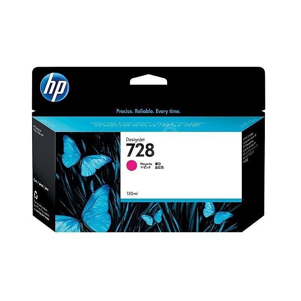 Cartucho de Plotter HP 728 - F9J66A Magenta