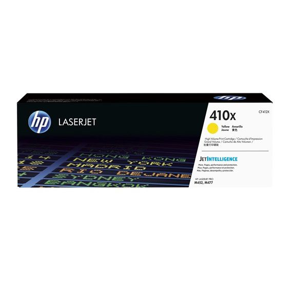 Toner HP 410X - CF412X Amarelo